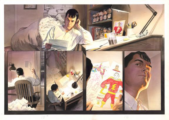 Alex Ross - Shazam ! Power of Hope, Planche originale n&deg;12-1