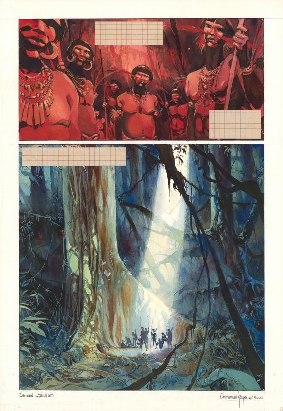 Emmanuel Lepage - Collectif Lavilliers, Planche originale n°