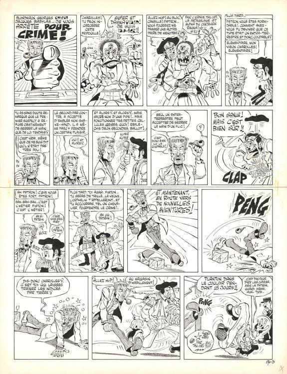 Marcel Gotlib - Rubrique-&agrave;-brac, Tome 4, Planche originale n