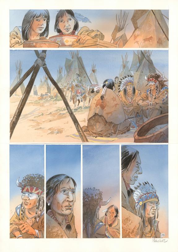 Patrick Prugne - Cheyenne, Planche originale n&deg;13