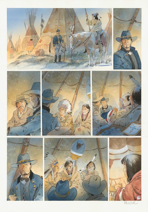Patrick Prugne - Cheyenne, Planche originale n&deg;39