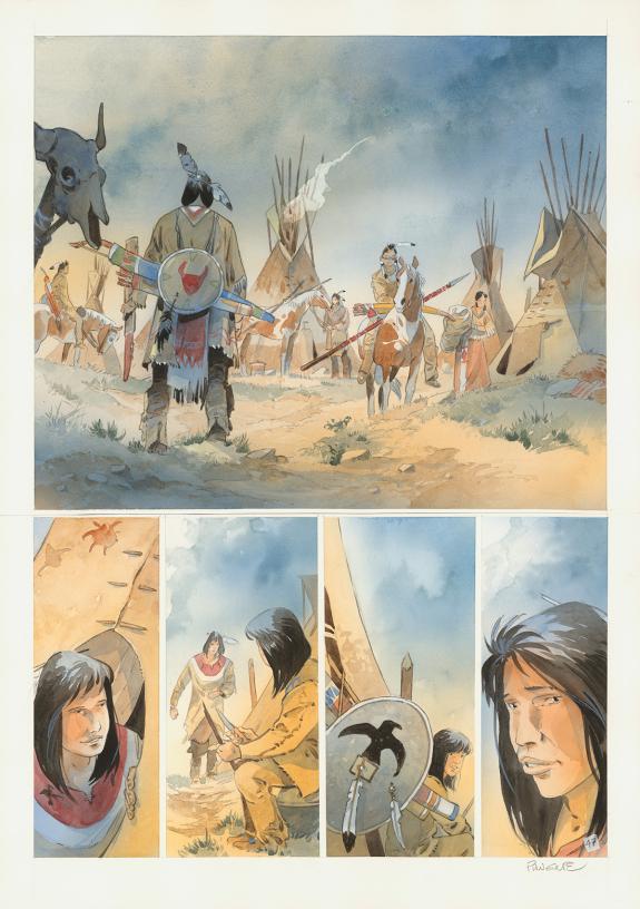 Patrick Prugne - Cheyenne, Planche originale n&deg;47
