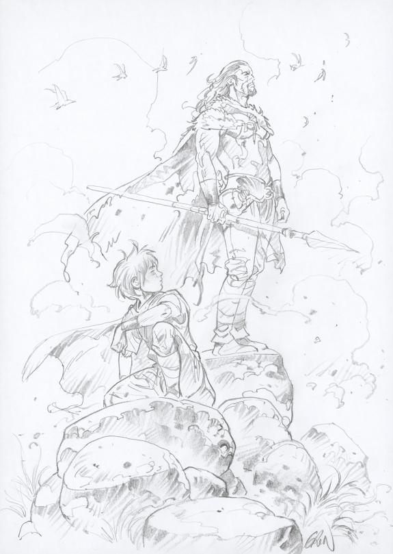 Grun - Les Hautes Herbes, Illustration originale