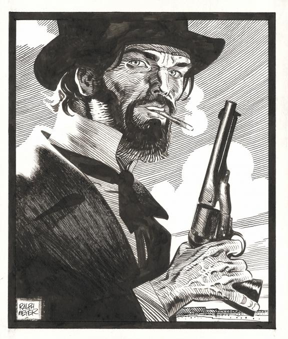 Ralph Meyer - Undertaker, Illustration originale in&eacute;dite