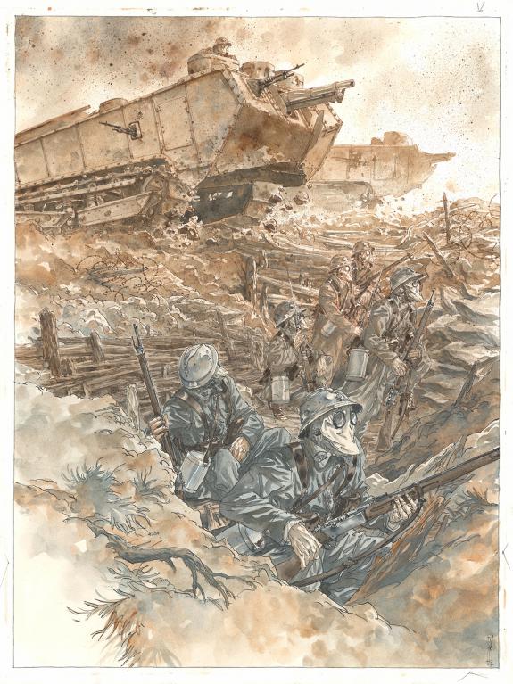 Ma&euml;l - Notre M&egrave;re la Guerre, Illustration originale