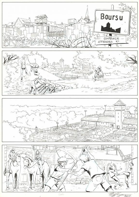 Patrice R&eacute;glat-Vizzavona - OFF, Planche originale n&deg; 306, pr