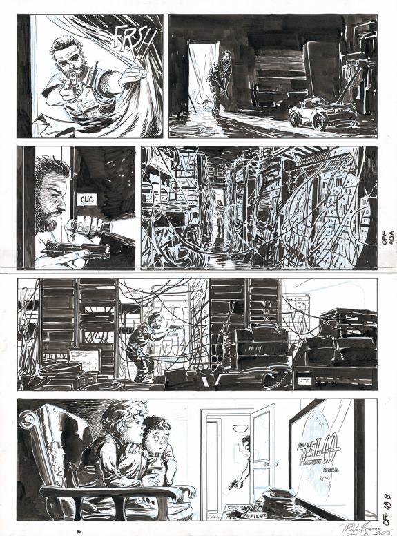 Patrice R&eacute;glat-Vizzavona - OFF, Planche originale n&deg; 49