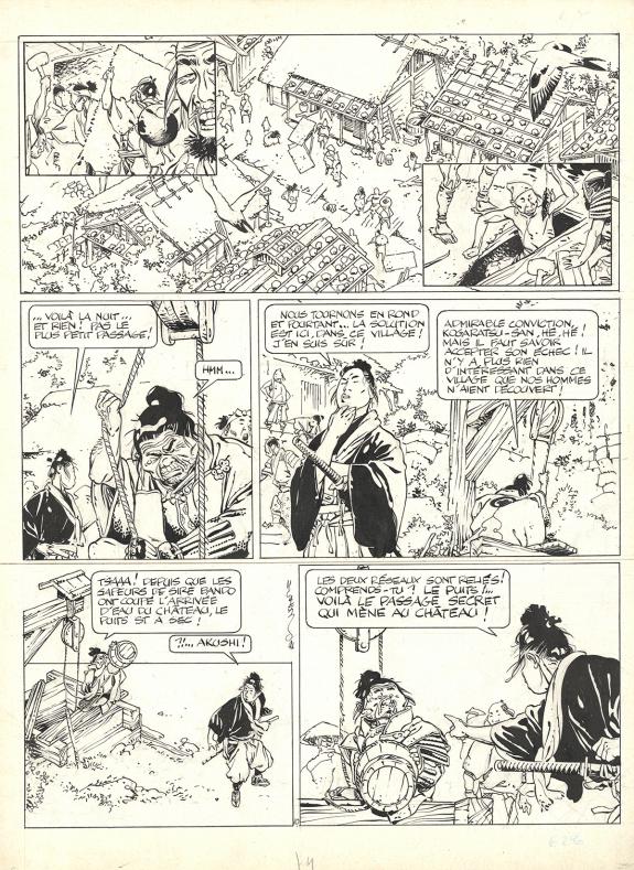 Marc Michetz - Kogaratsu, Le Dos du tigre, Planche originale