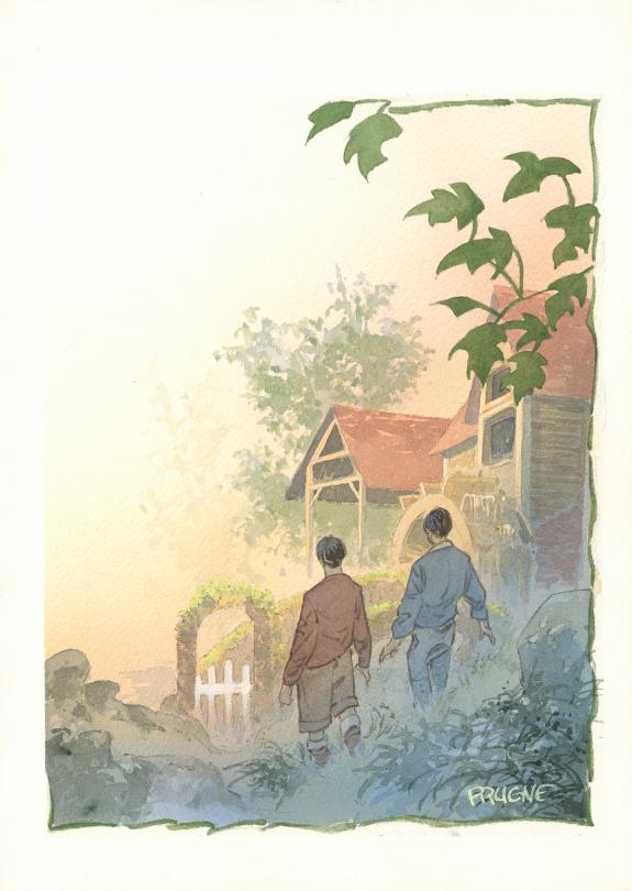 Patrick Prugne - &Eacute;coute s'il pleut, Illustration originale