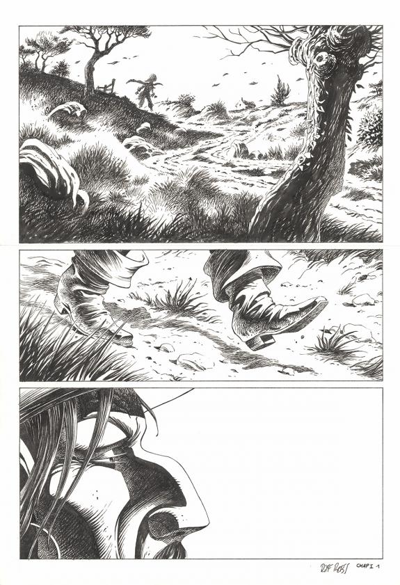 Riff Reb's - Kernok le pirate, Chapitre I, planche originale