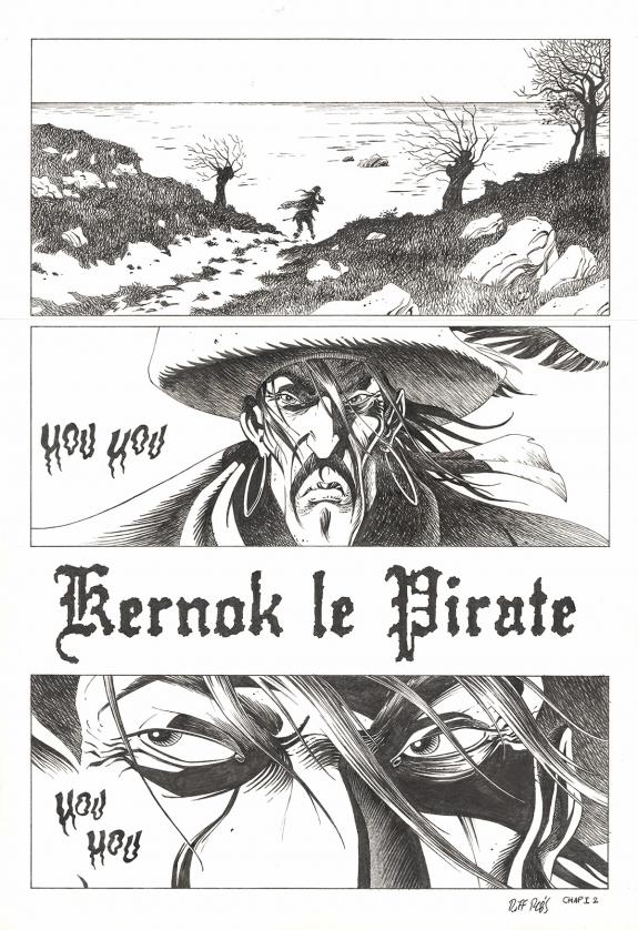 Riff Reb's - Kernok le pirate, Chapitre I, planche originale