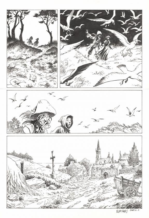 Riff Reb's - Kernok le pirate, Chapitre IV, planche original