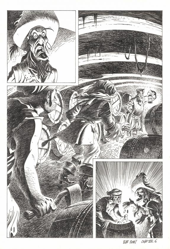 Riff Reb's - Kernok le pirate, Chapitre VIII, planche origin