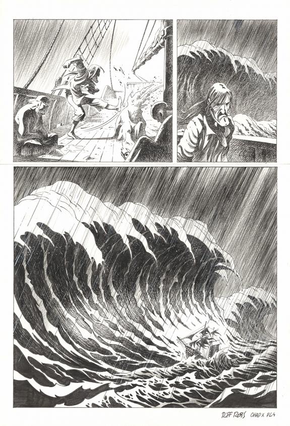 Riff Reb's - Kernok le pirate, Chapitre X, planche originale