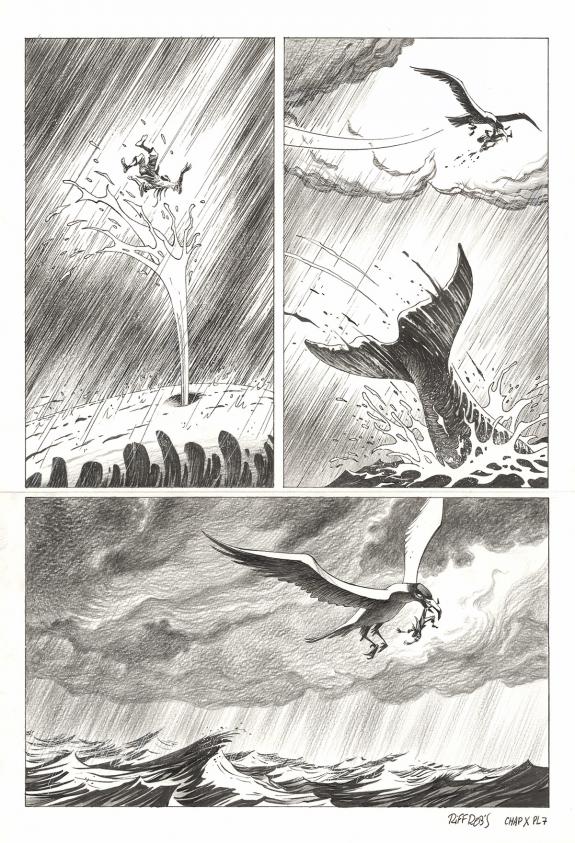 Riff Reb's - Kernok le pirate, Chapitre X, planche originale