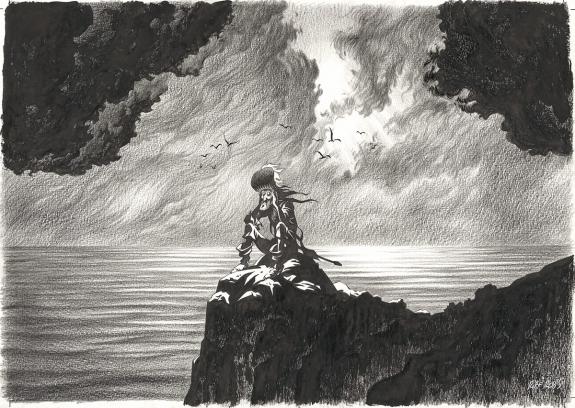 Riff Reb's - Kernok le pirate, Illustration originale in&eacute;dit