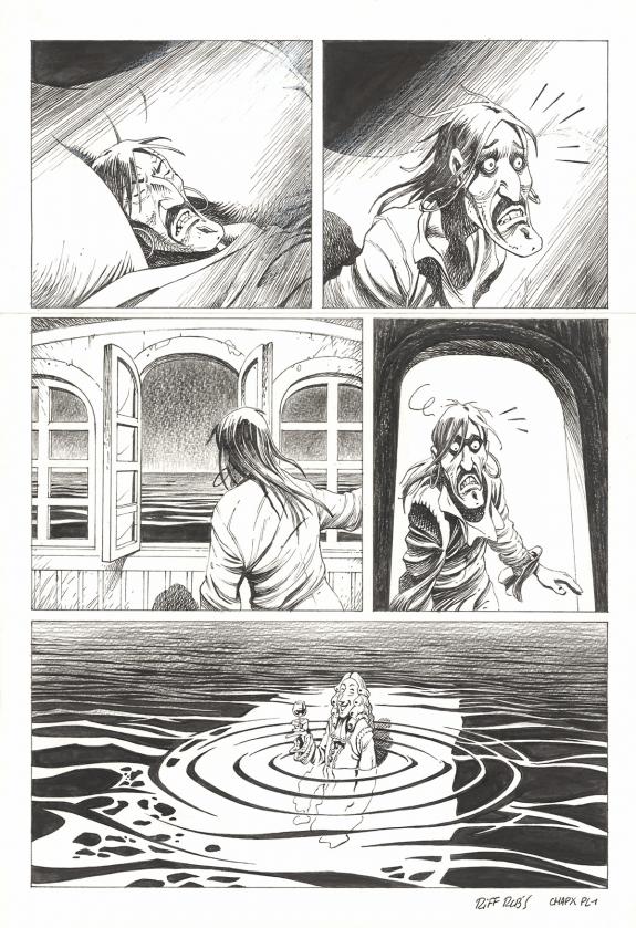 Riff Reb's - Kernok le pirate, Chapitre X, planche originale