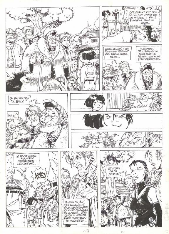 Marc N'Guessan - Petit d'homme, L'&Eacute;veil, Planche originale n