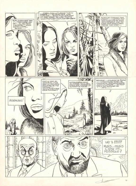 Viviane Nicaise - Sang-de-Lune, Sang-De-Lune, Planche origin