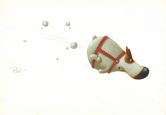 Fr&eacute;d&eacute;ric Pillot - Edmond, Le No&euml;l d'Edmond, Illustration ori