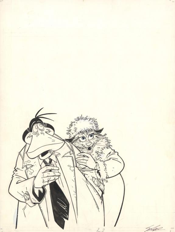 Beno&icirc;t Sokal - Une enqu&ecirc;te de l'Inspecteur Canardo, La marqu