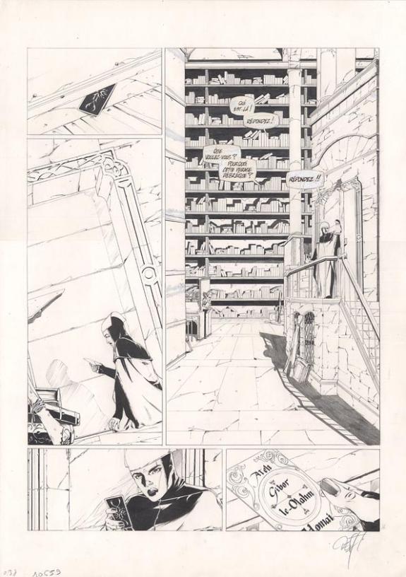 Djillali Defali - planche inédite 16 projet soleil