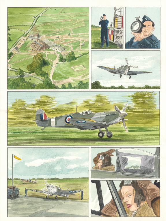 Warnauts et Raives - Ciel d'orages, London burning, Planche 