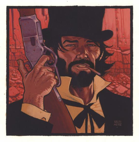 Ralph Meyer - Undertaker, Jonas Crow, illustration originale