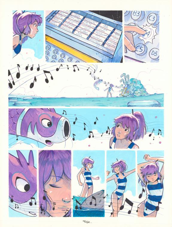 Davide Tosello - Maison Croa Croa, Planche originale n&deg;122