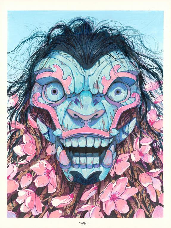 Davide Tosello - Maison Croa Croa, Illustration originale in