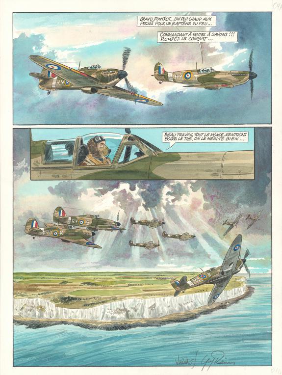 Warnauts et Raives - Ciel d'orages, London burning, Planche 