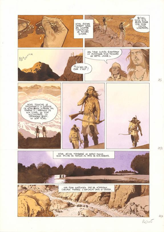 Christian Rossi - Golden West, Planche originale n&deg;69