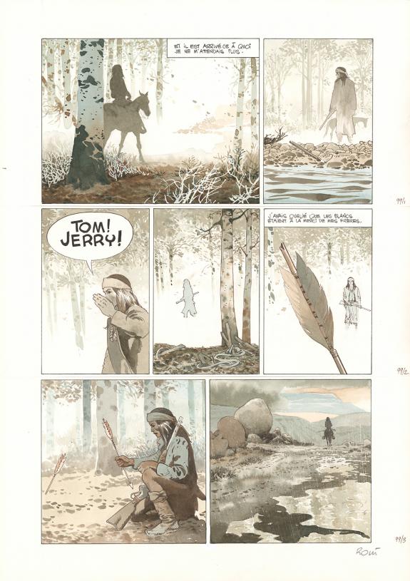 Christian Rossi - Golden West, Planche originale n&deg;99