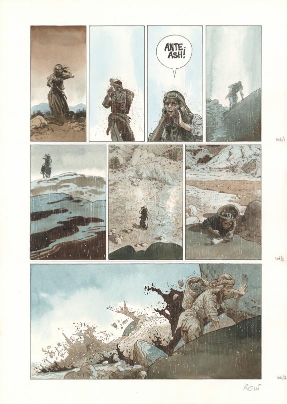Christian Rossi - Golden West, Planche originale n&deg;106