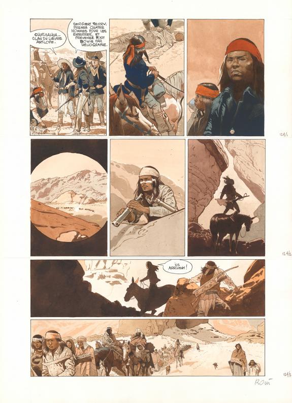 Christian Rossi - Golden West, Planche originale n&deg;124