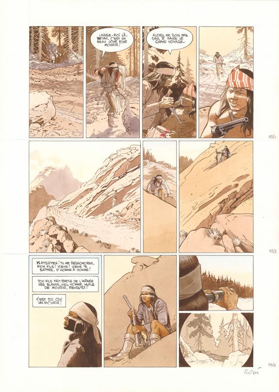 Christian Rossi - Golden West, Planche originale n&deg;133