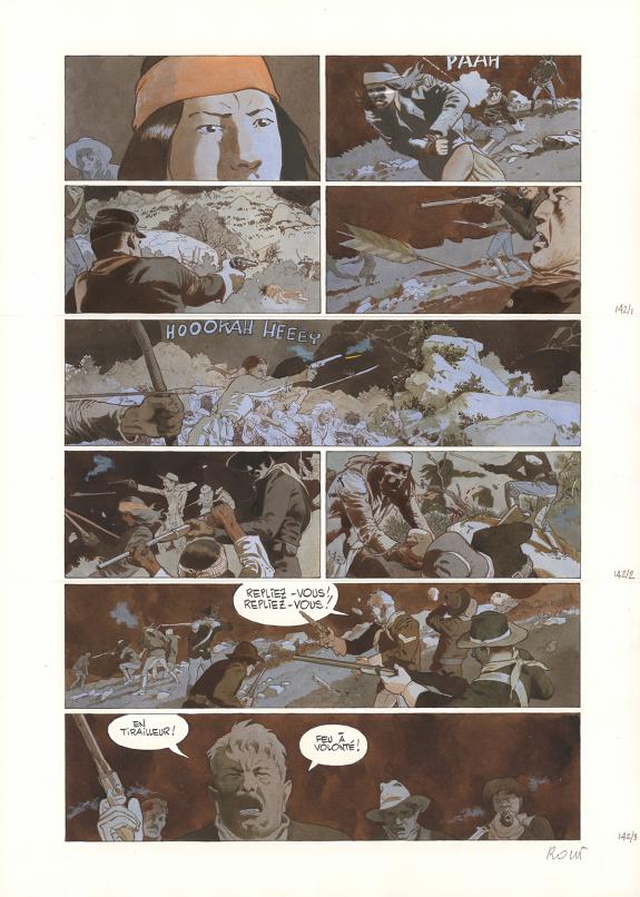 Christian Rossi - Golden West, Planche originale n&deg;142