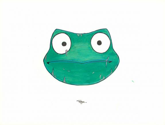 Davide Tosello - Maison Croa Croa, Illustration originale po