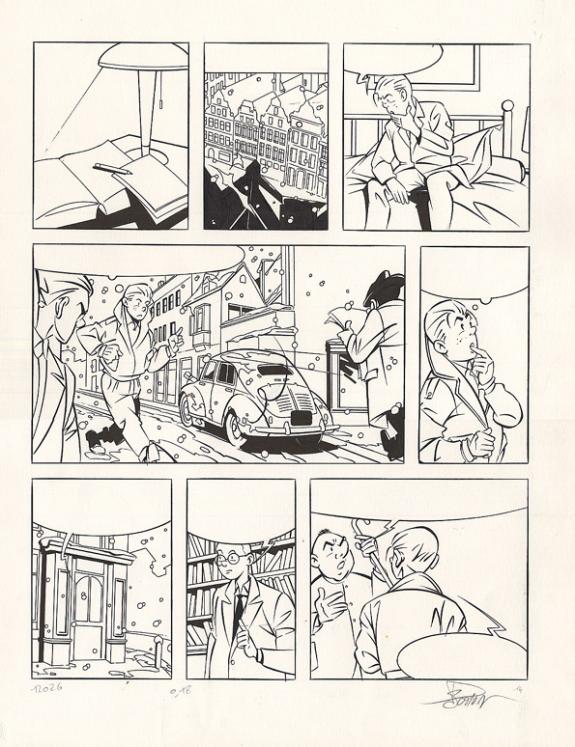 Pascal Somon - Mic Mac à Anvers, Planche originale n°14