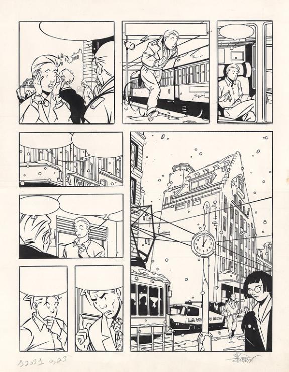 Pascal Somon - Mic Mac à Anvers, Planche originale n°09