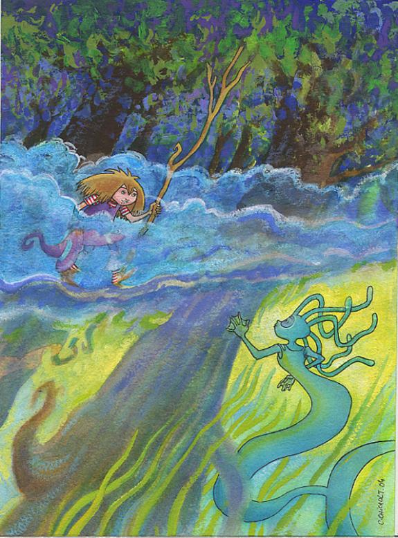 Cécile Chicault - Zélie, zelie dans foret