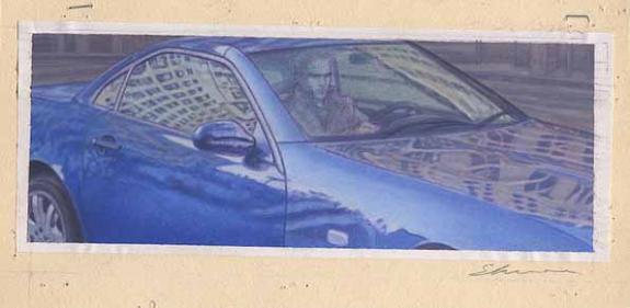 Didier Eberoni - homme dans voiture