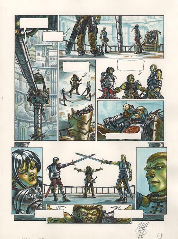 Roberto Ricci - Les Âmes d'Hélios, Au fil de l'épée, Planche