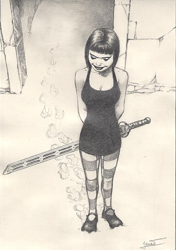 Régis Penet - Marie des Loups, Illustration originale