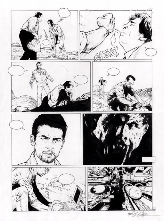 Christophe Bec - Sanctuaire, Môth, Planche originale n°60