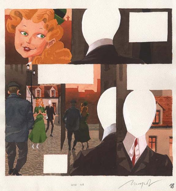 Emmanuel Moynot - Monsieur Khol, Planche originale n°18