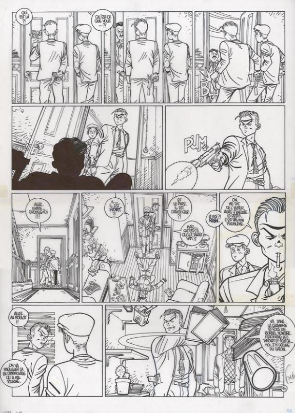 Fred Simon - Le Poisson-clown, Happy, Planche originale n°14