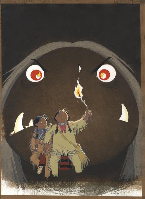 Fred Simon - Popotka le petit sioux, Wendigo, Mise en couleu