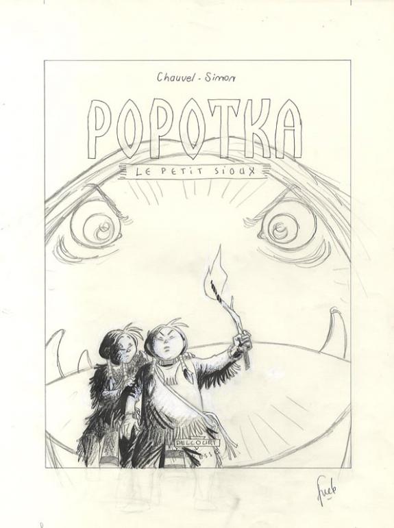 Fred Simon - Popotka le petit sioux, couverture t2