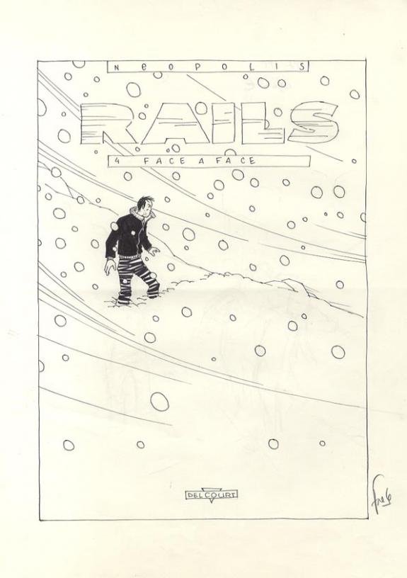 Fred Simon - Rails, Face à face, projet de couv